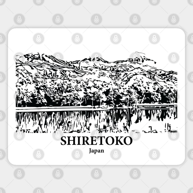 Shiretoko - Japan Magnet by Lakeric